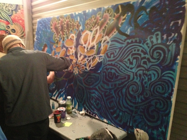 Live painting at Mindzai pARTy